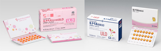 ルナベル配合錠ULDパッケージ